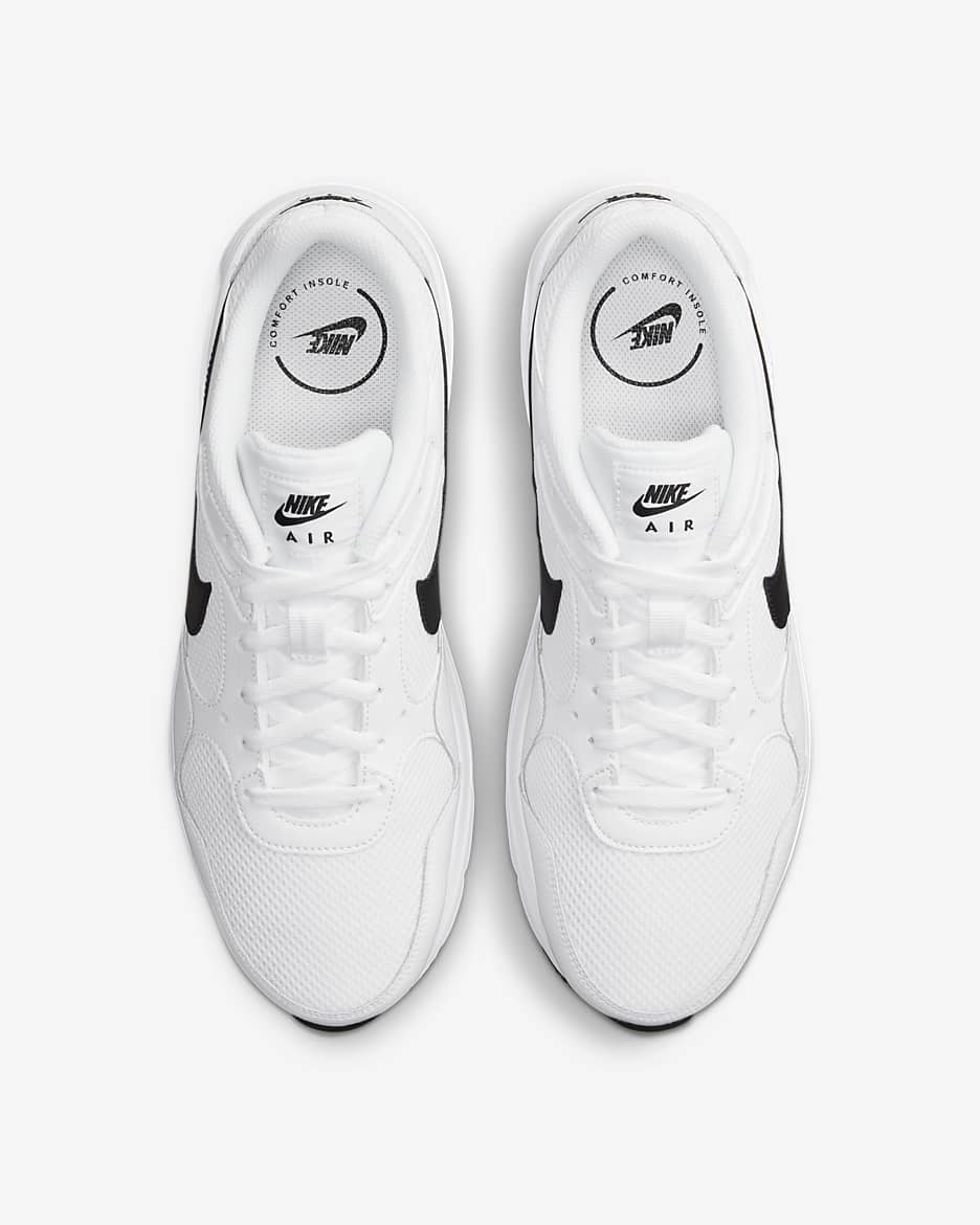 Nike plain white trainers best sale